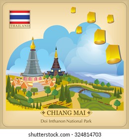 Parque Nacional Chiang Mai, Vector Doi, Tailandia, Viajes 