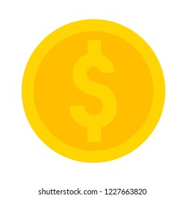 vector dollar money illustration isolated, investment business finance icon
