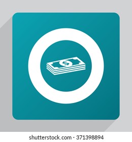 Vector dollar pack Icon