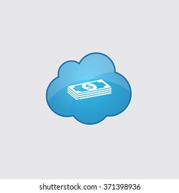 Vector dollar pack Icon