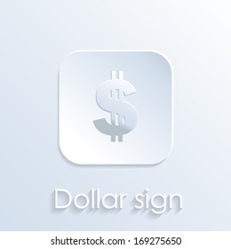 Vector dollar sign icon