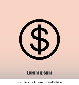 Vector Dollar Sign Icon
