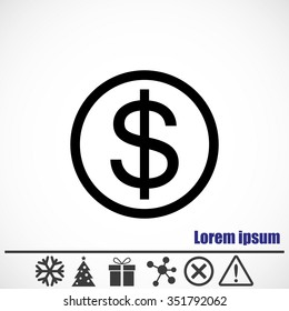 Vector Dollar Sign Icon