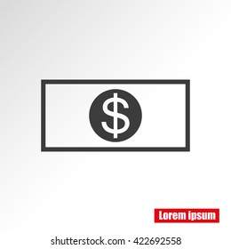 Vector Dollar Sign Icon
