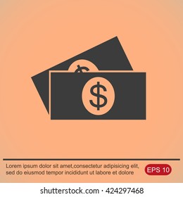 Vector Dollar Sign Icon

