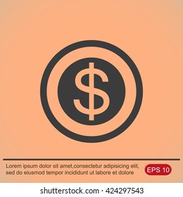 Vector Dollar Sign Icon
