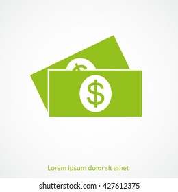 Vector Dollar Sign Icon
