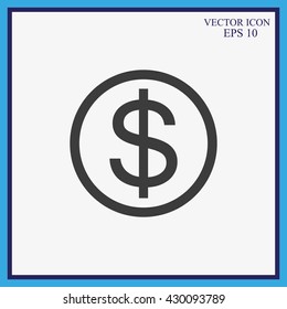 Vector Dollar Sign Icon
