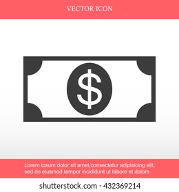 Vector Dollar Sign Icon
