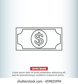Vector Dollar Sign Icon
