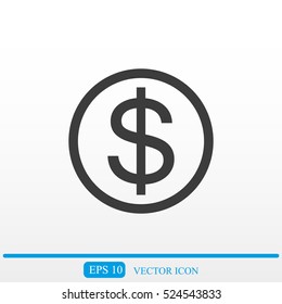 Vector Dollar Sign Icon