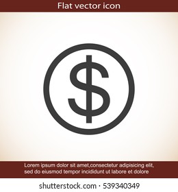 Vector Dollar Sign Icon