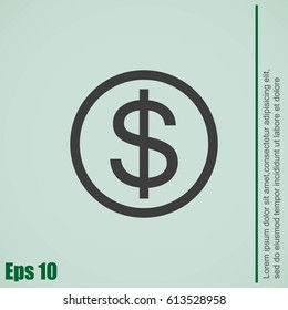 Vector Dollar Sign Icon