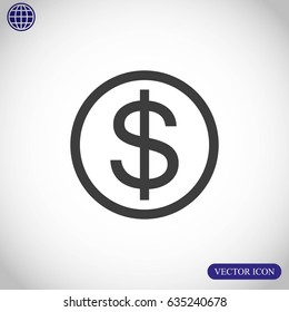 Vector Dollar Sign Icon
