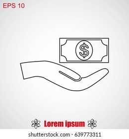 Vector Dollar Sign Icon