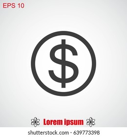 Vector Dollar Sign Icon