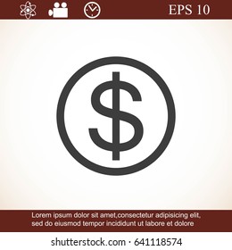 Vector Dollar Sign Icon