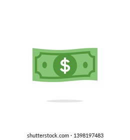 Vector Dollar sign, money dollar icon, dollar bill symbol vector