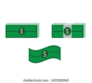 Vector Dollar sign, money dollar icon
