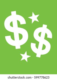 Vector Dollar Sign Set