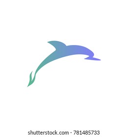 Vector dolphin logo