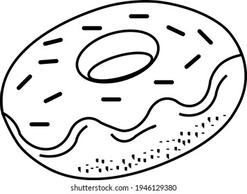 Die Vektorgrafik der Donut
Ideal für Symbole, Themen oder Zeichen eines Ortes

