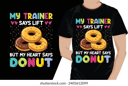 Vector Donut  t shirt design