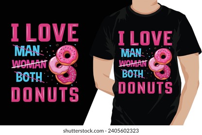 Vector donut T-shirt design, Vector donut T-shirt design,