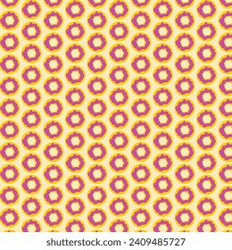 Vector Donuts Decoration colourful seamless pattern background