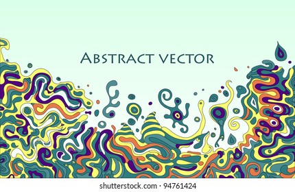 vector doodle background with space for your text