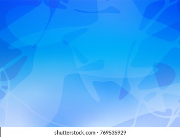 Vector doodle blurred background. Creative illustration in blurred style with doodles made by child. The pattern can be used for wallpapers and coloring books.