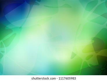 Vector doodle blurred background. Decorative shining childish illustration with doodles on abstract template. Hand painted design for web, leaflet, textile.