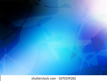 Vector doodle blurred background. A vague abstract illustration with doodles drawn by child in Indian style. The template can be used as a background for cell phones.
