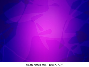 Vector doodle blurred pattern. Colorful illustration in abstract style with doodles created by child. Hand painted design for web, wrapping, wallpaper.