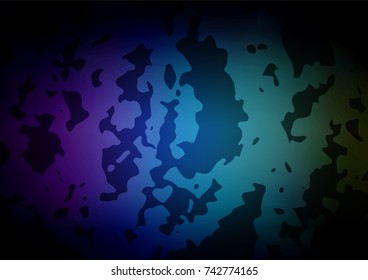 Vector doodle blurred pattern. Colorful illustration in abstract style with doodles created by child. Brand-new style for your business design.