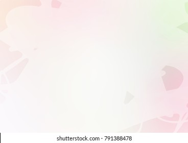 Vector doodle blurred template. Brand-new colored illustration in blurry style with doodles drawn by child. The pattern can be used for coloring books and pages for kids.