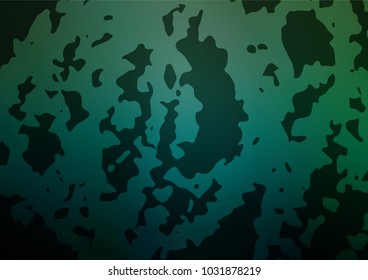 Vector doodle blurred template. Childish elegant natural pattern with gradient. A completely new template for your business design.