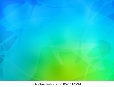 Vector doodle blurred template. Childish elegant natural pattern with gradient. The elegant pattern can be used as a part of a brand book.