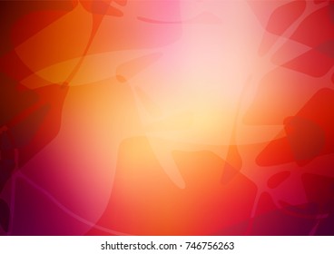 Vector doodle blurred template. Childish elegant natural pattern with gradient. A new texture for your design.