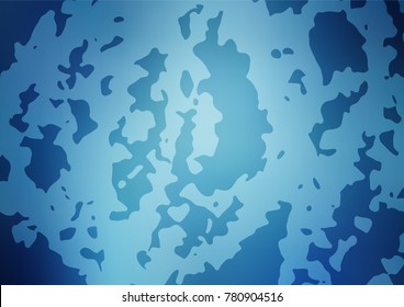 Vector doodle blurred template. Childish elegant natural pattern with gradient. The completely new template can be used for your brand book.