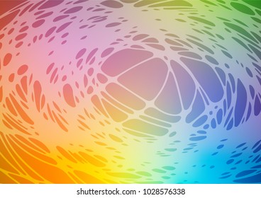 Vector doodle blurred template. Colorful abstract illustration with lines drawn by child in Asian style. Brand-new design for your business.