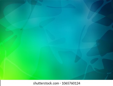 Vector doodle blurred template. Colorful illustration in abstract style with doodles created by child. The completely new template can be used for your brand book.