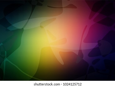 Vector doodle blurred template. Decorative shining childish illustration with doodles on abstract template. The best blurred design for your business.