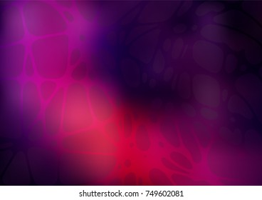 Vector doodle blurred template. Doodles created by child on blurred abstract background with gradient. The completely new template can be used for your brand book.