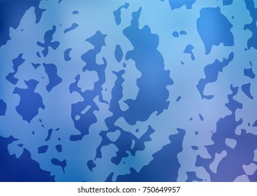 Vector doodle blurred template. Doodles created by child on blurred abstract background with gradient. A completely new design for your business.