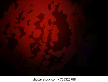 Vector doodle blurred template. Doodles created by child on blurred abstract background with gradient. Hand painted design for web, leaflet, textile.