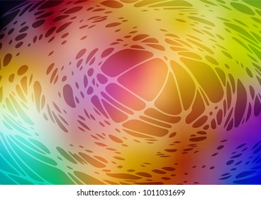 Vector doodle blurred template. An elegant bright illustration with lines drawn by child in Natural style. Brand-new style for your business design.