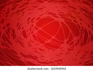 Vector doodle blurred template. Doodle illustration made by child in Origami style with gradient. Brand-new design for your business.