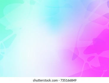 Vector doodle blurred template. Modern geometrical abstract illustration with doodles drawn by child. The template can be used as a background for cell phones.