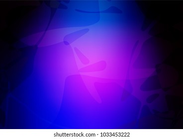 Vector doodle blurred texture. Colorful abstract illustration with lines drawn by child in Asian style. The template can be used as a background for cell phones.